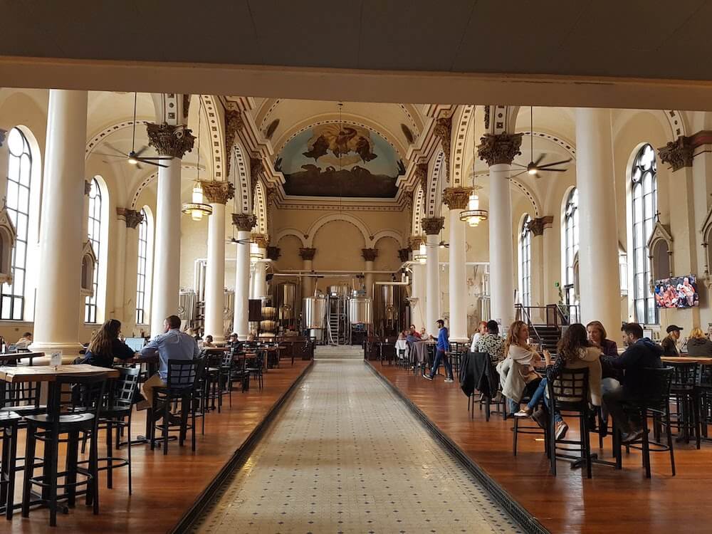 Interior view of the Ministry of Brewing